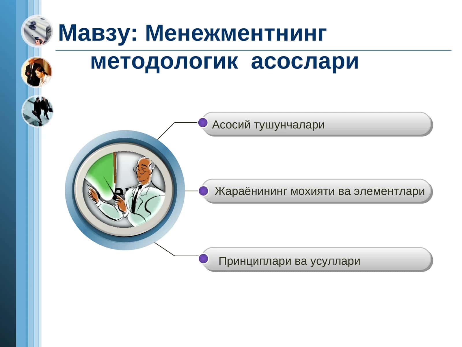 Менежментнинг методологик асослари 1