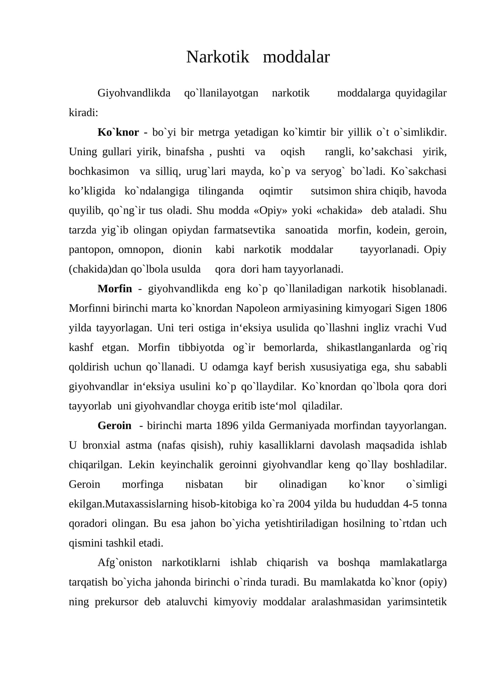 Narkotik   moddalar 1
