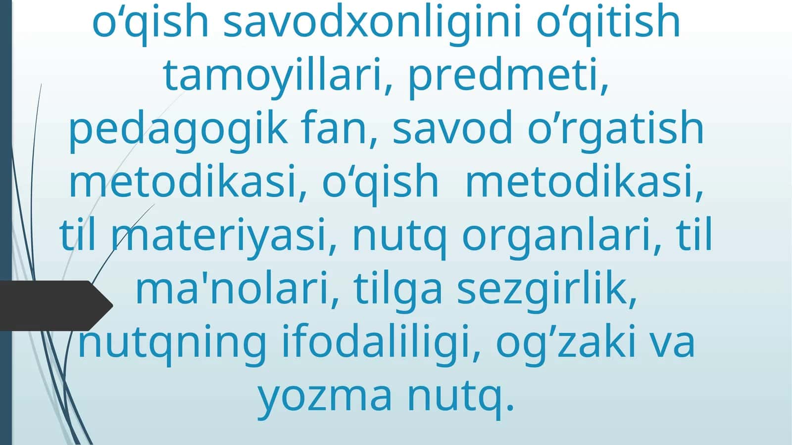Ona tili va o‘qish savodxonligini o‘qitish metodikasi 1