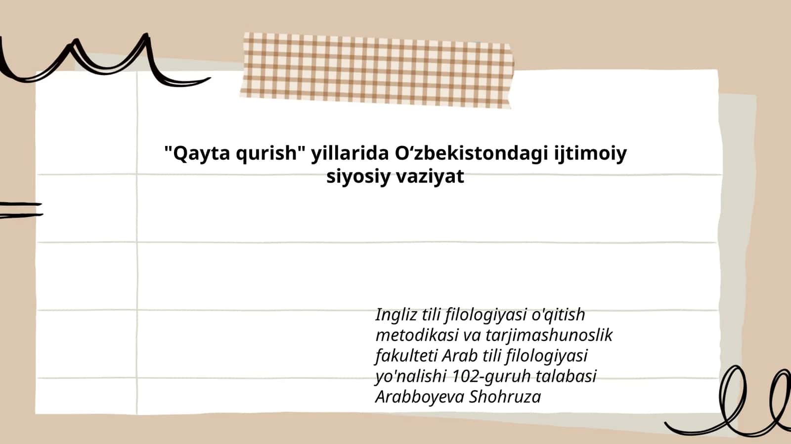 Arab tili filologiyasi 1