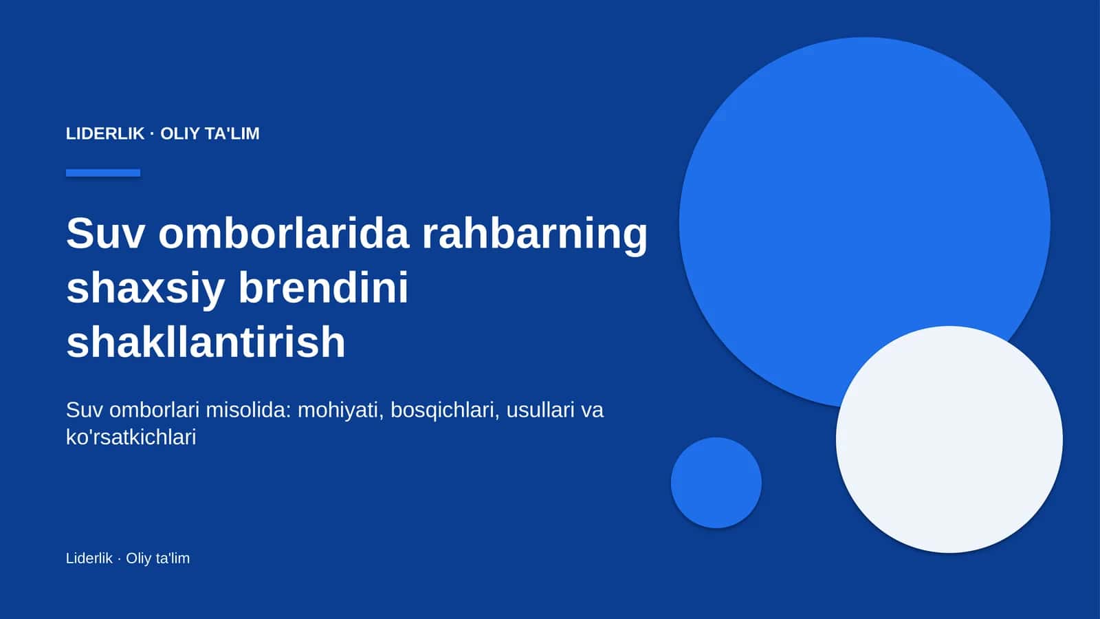 suv omborlarida rahbarning shaxsiy brendini shakllantirish 4047 1
