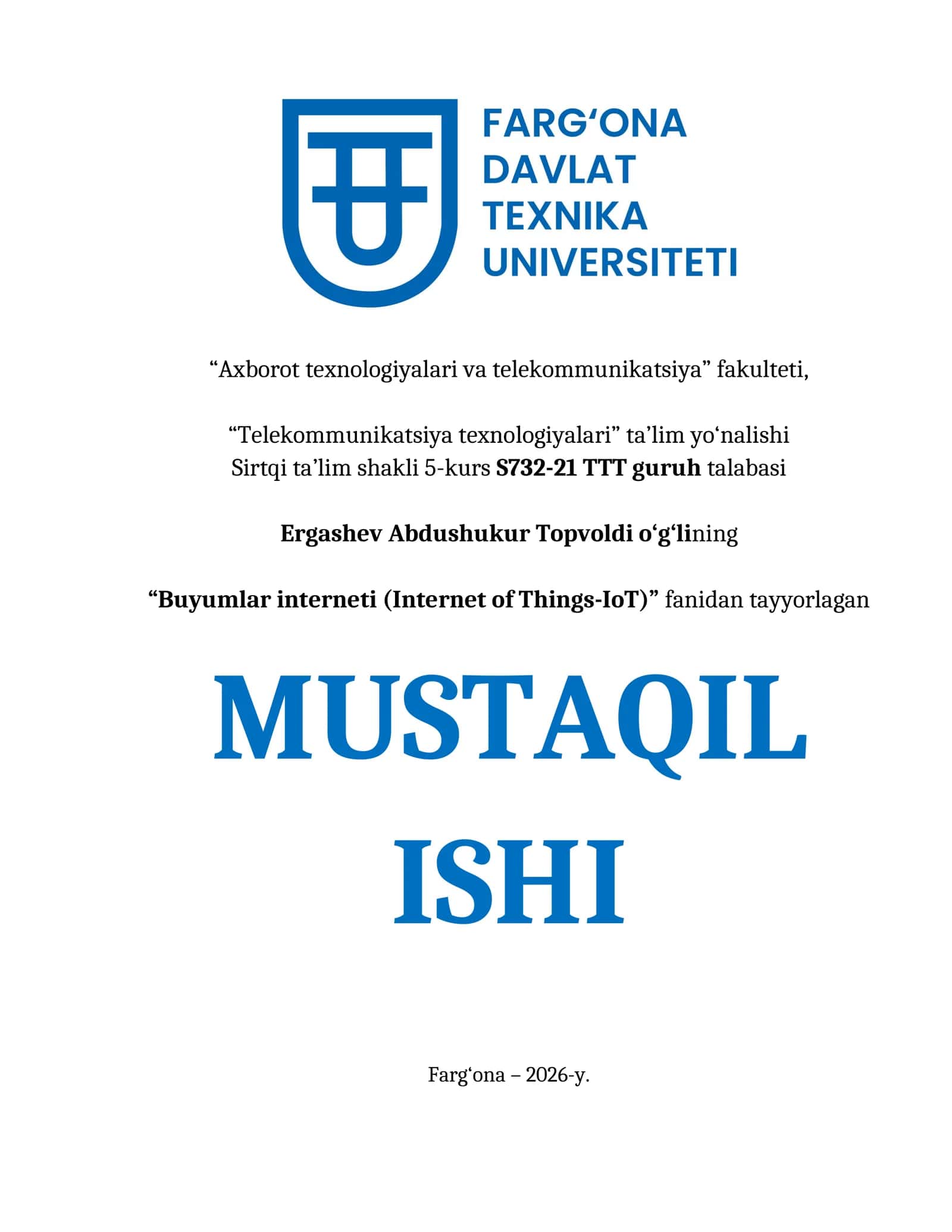 Buyumlar interneti (Internet of Things-IoT) 1