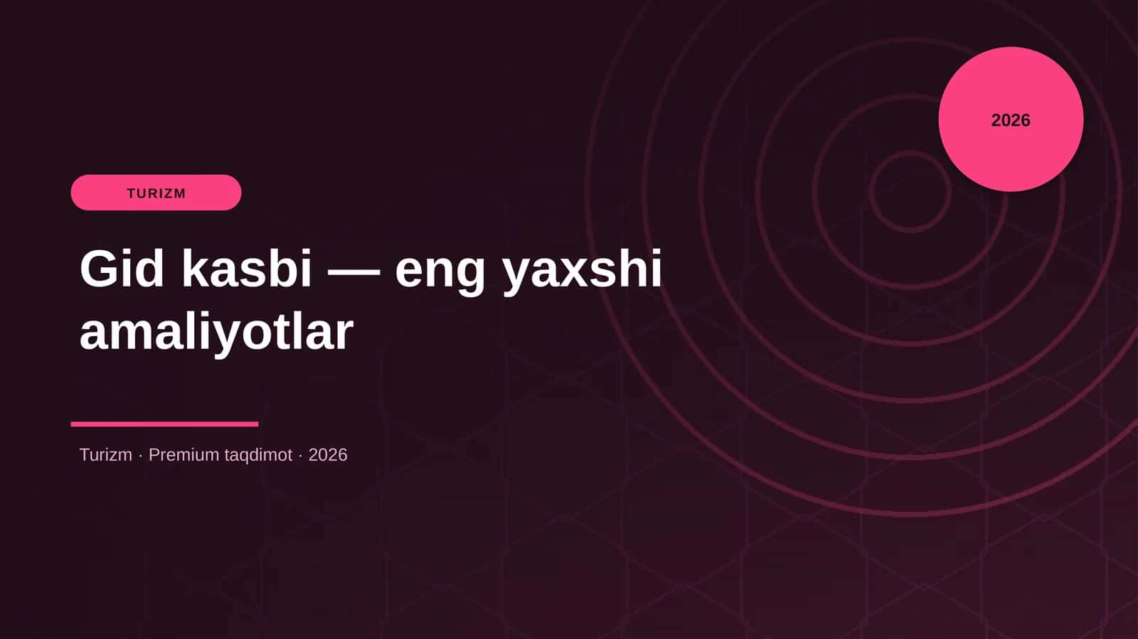 Gid kasbi — eng yaxshi amaliyotlar 1