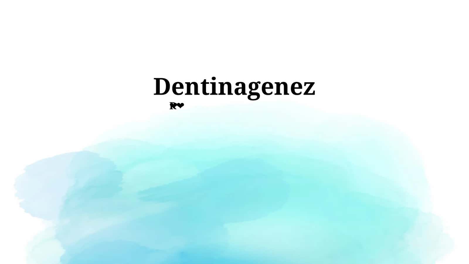 Dentinogenez 1