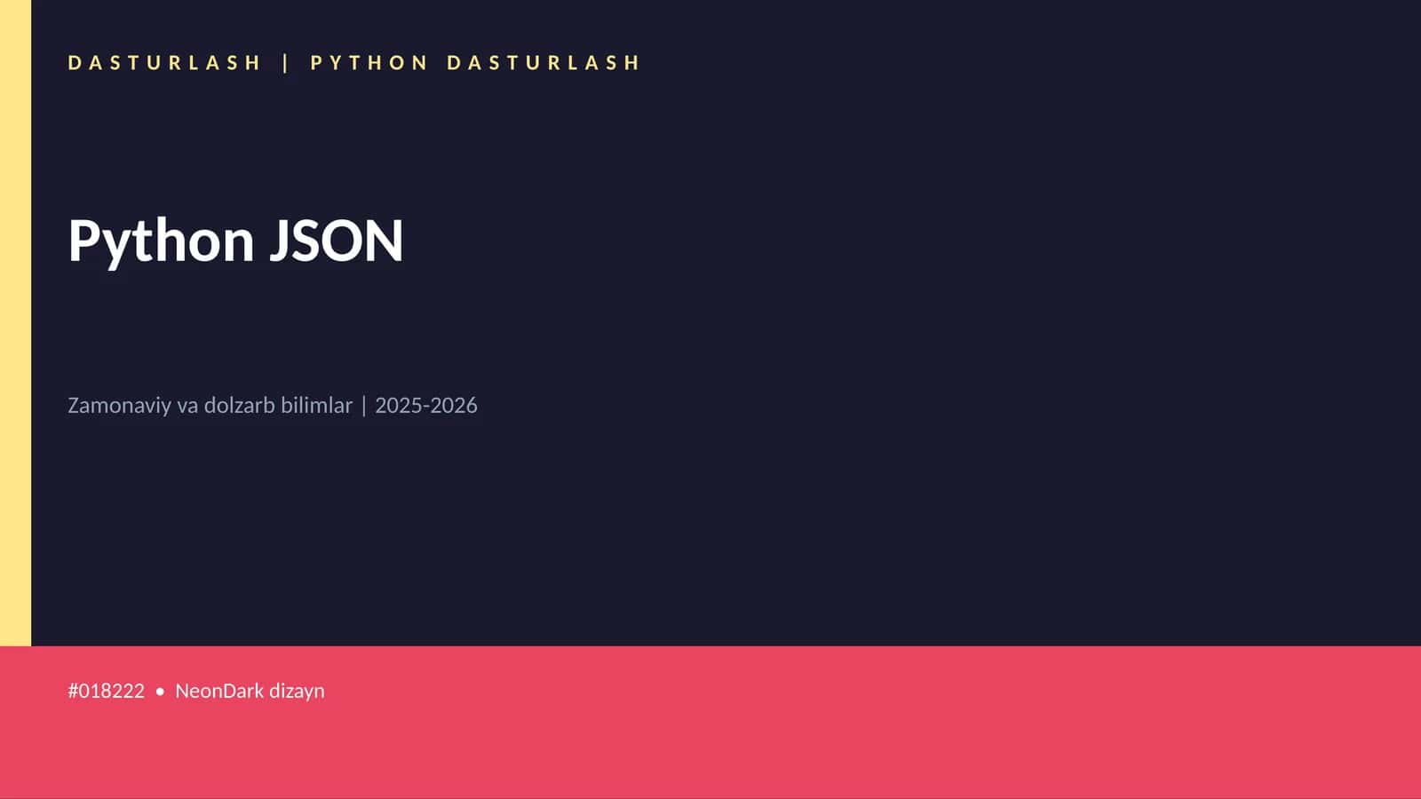 Python JSON 1
