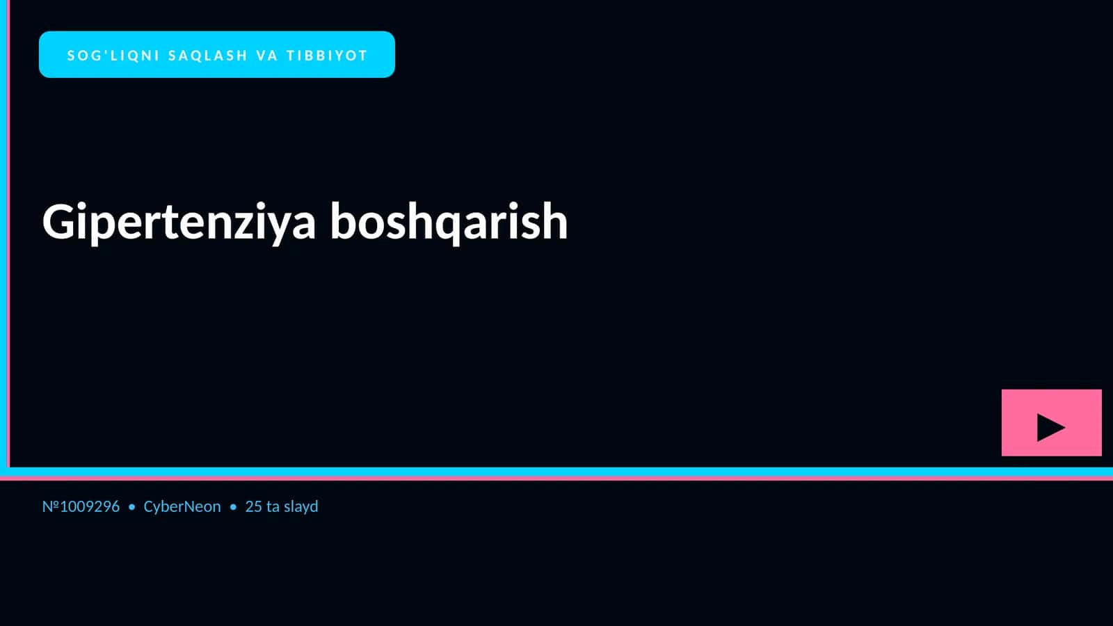 Gipertenziya boshqarish 1
