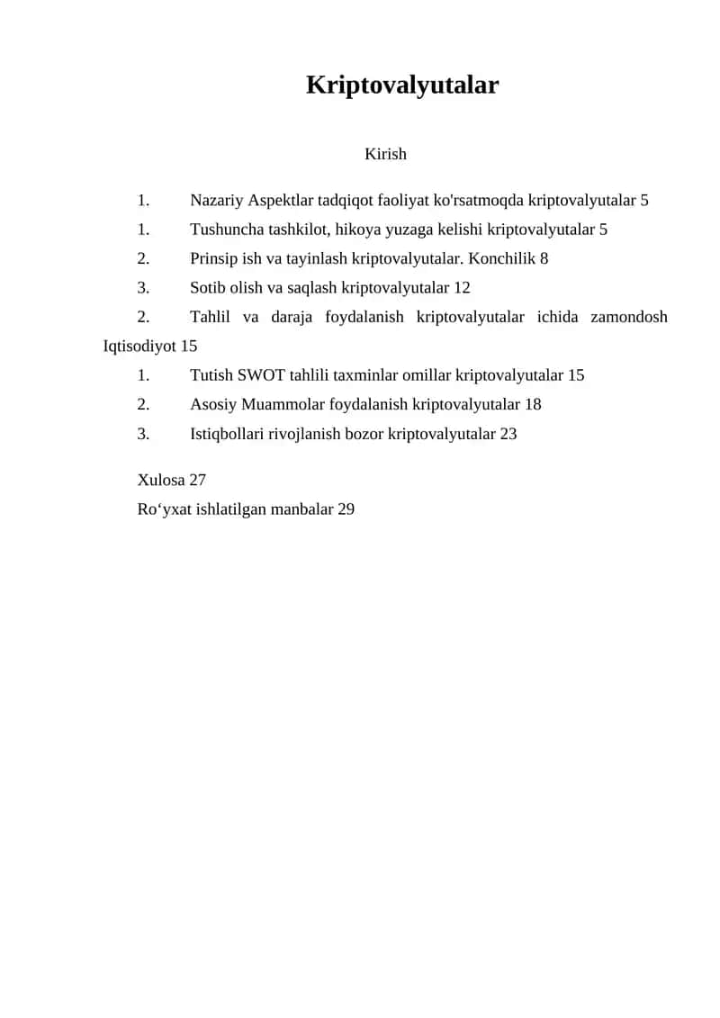 Kriptovalyutalar 1