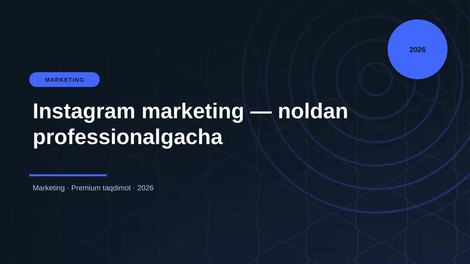 Instagram marketing — noldan professionalgacha 1