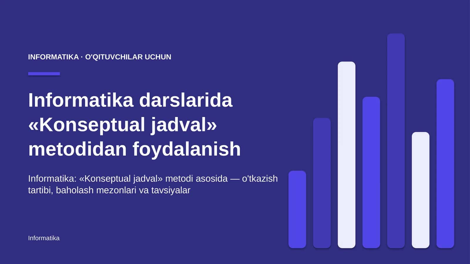 informatika darslarida konseptual jadval metodidan foydalanish 4796 1