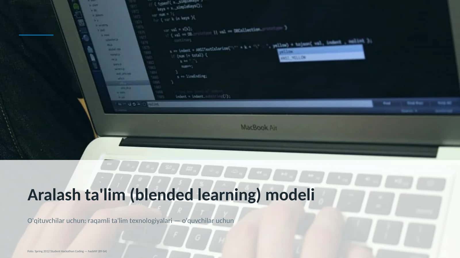 Aralash ta'lim (blended learning) modeli 1