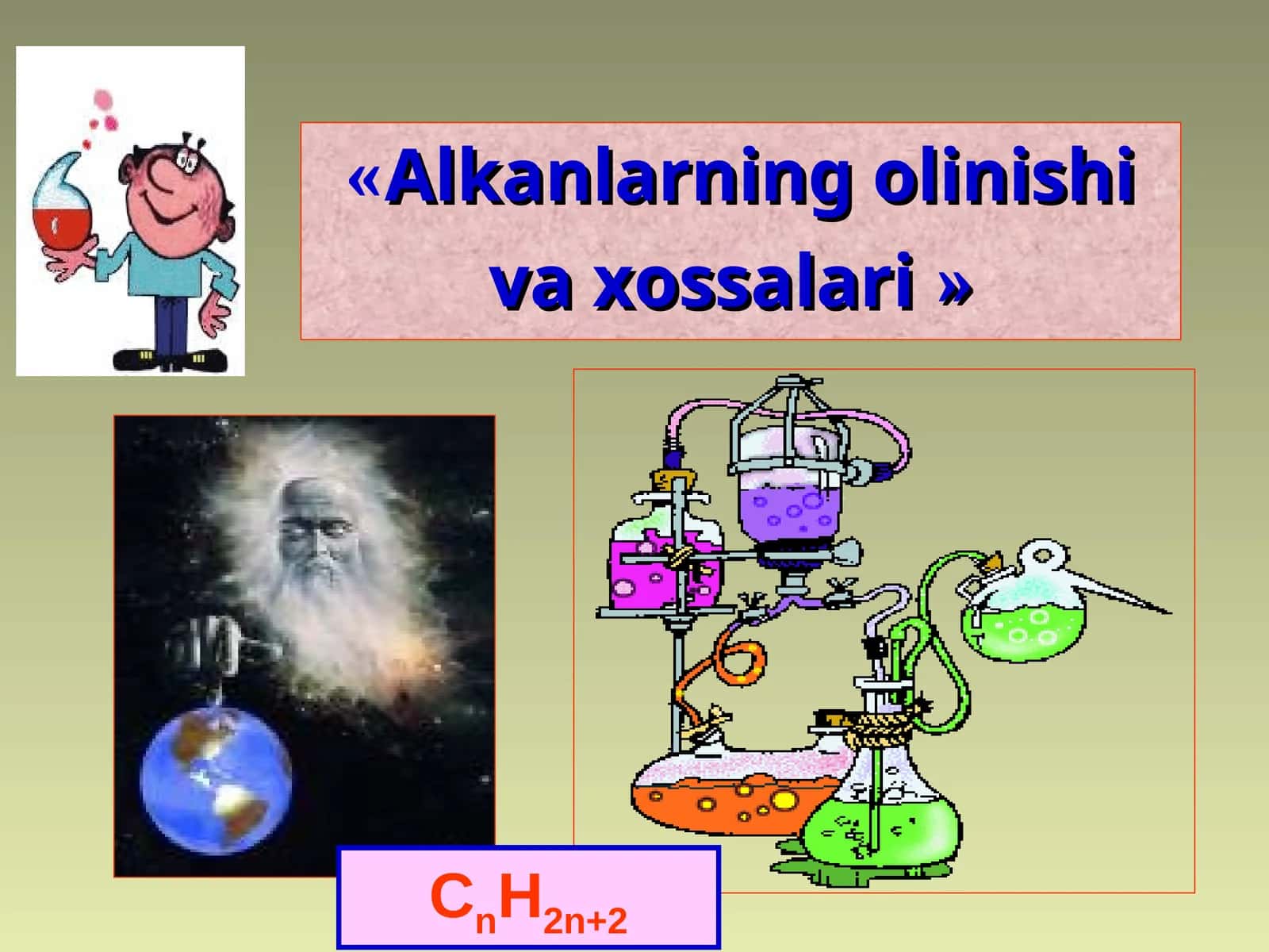 Alkanlarning olinishi va hossalari 1