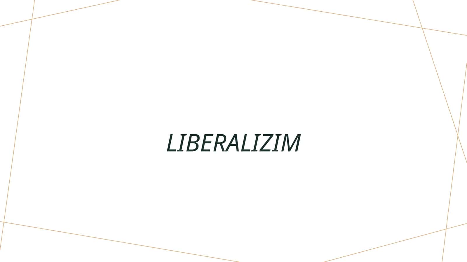 Liberalizim 1