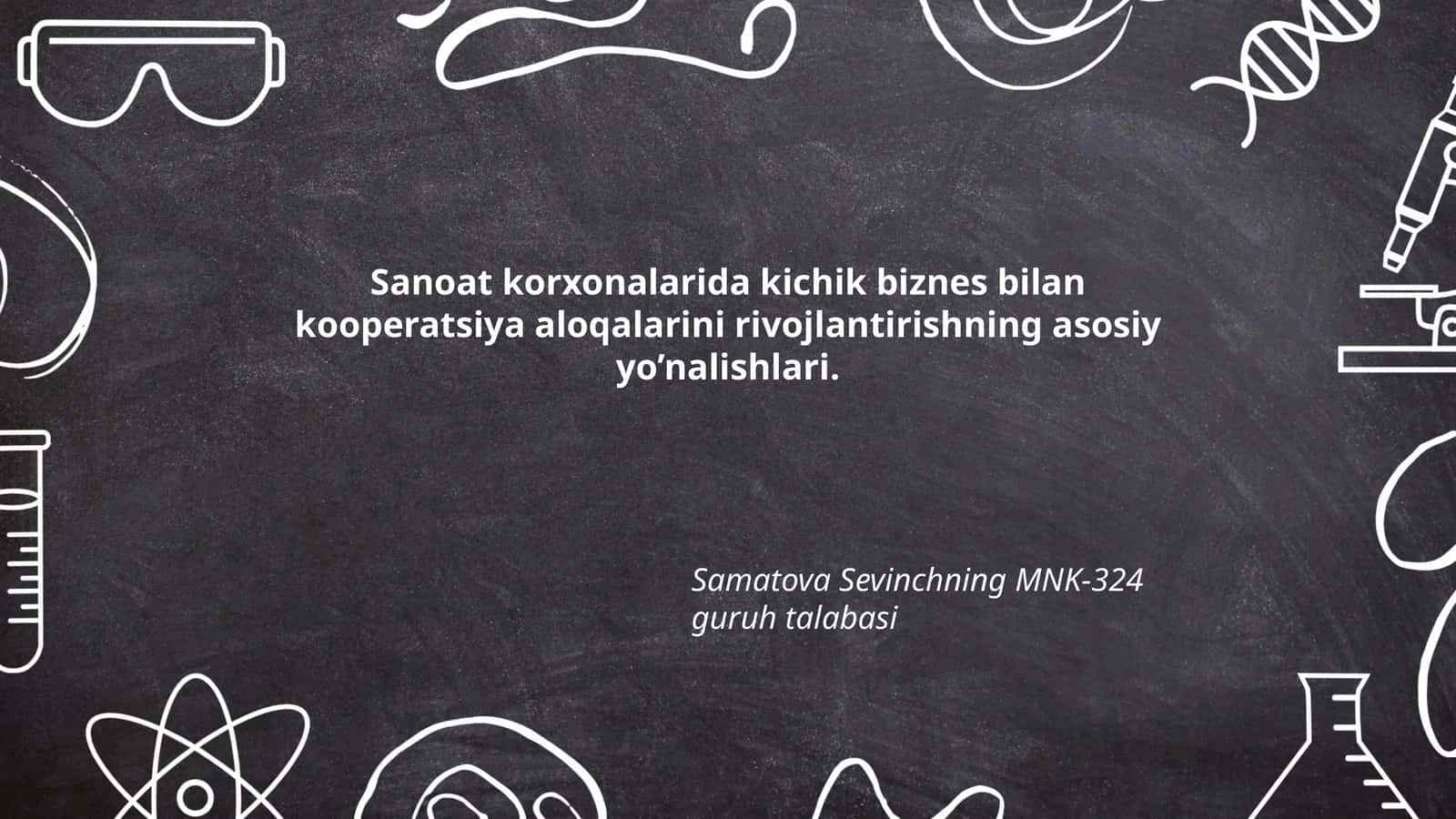 Huquqiy va me'yoriy baza: kichik biznes bilan kooperatsiya modeli 1