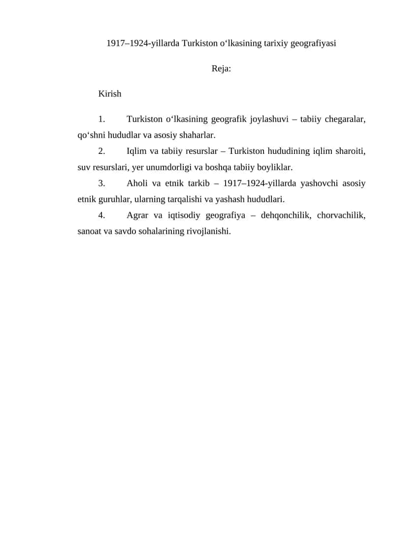 1917–1924-yillarda Turkiston oʻlkasining tarixiy geografiyasi 1