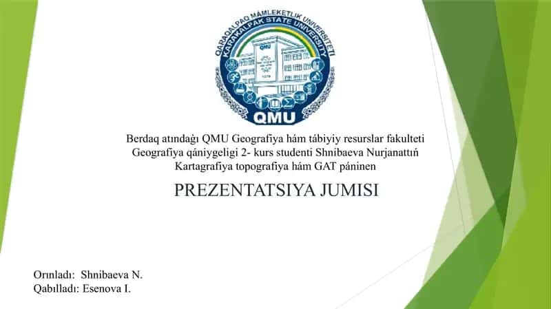 Geografiyalıq kartalar 1