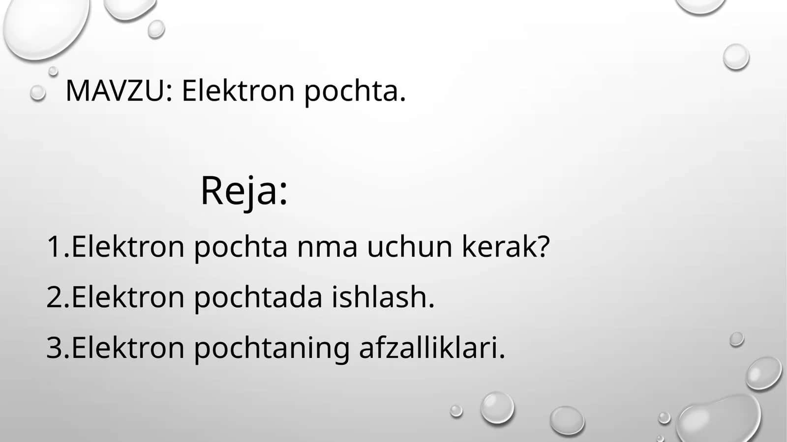 Elektronpochta 1