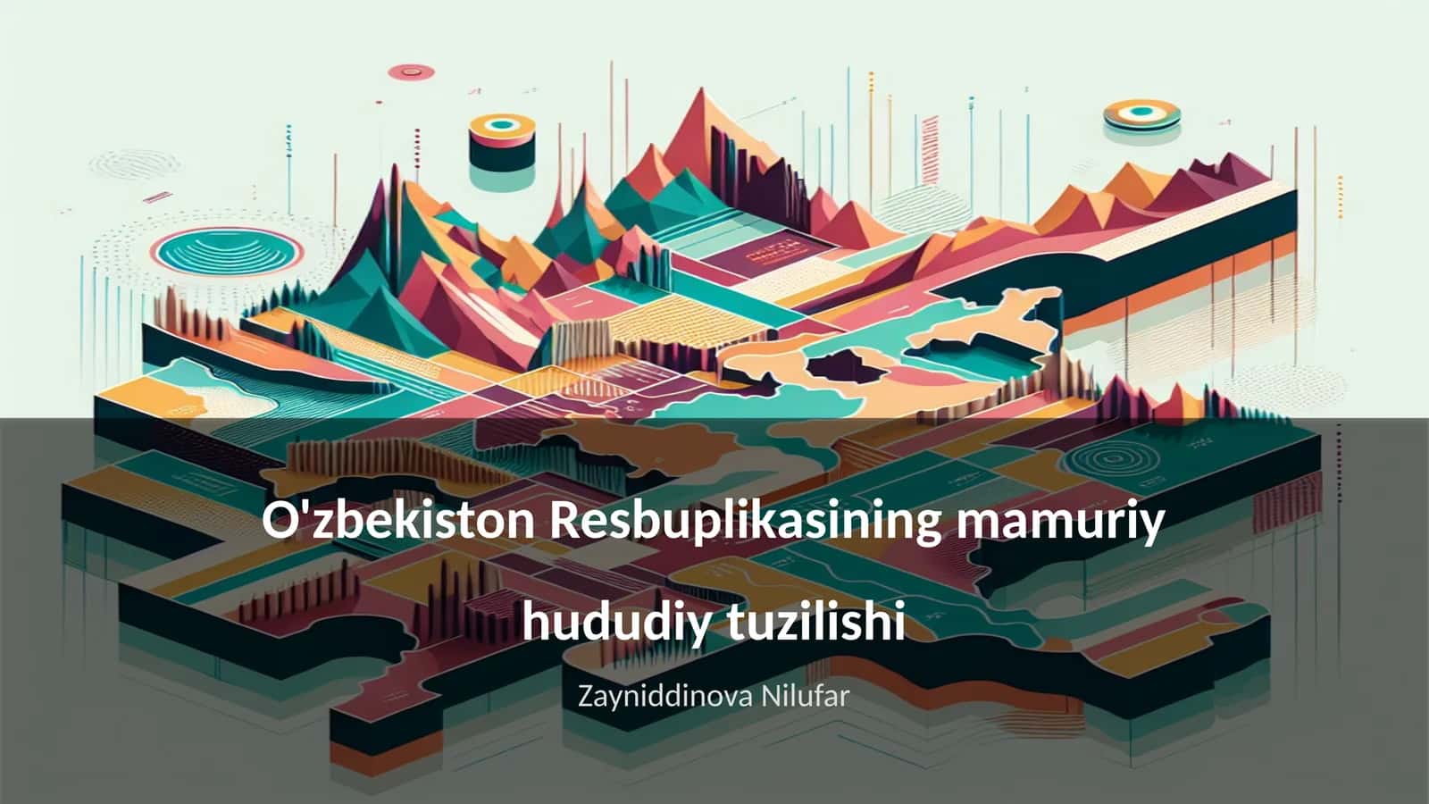 O'zbekiston Resbuplikasining mamuriy hududiy tuzilishi 1
