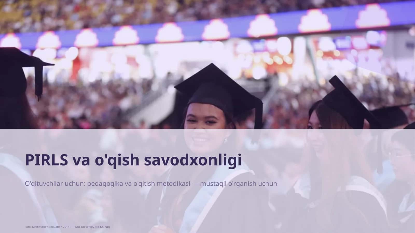 PIRLS va o'qish savodxonligi 1