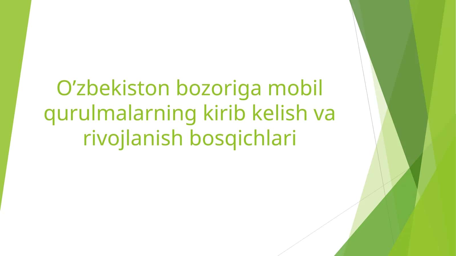 Mobiltexnologiyalar va biznesning raqamli transformatsiyasi 1