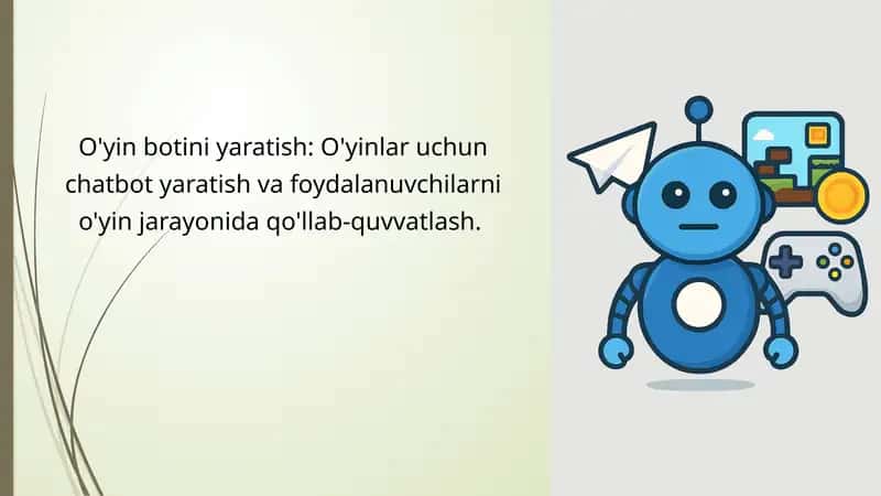 O'yin botini yaratish 1
