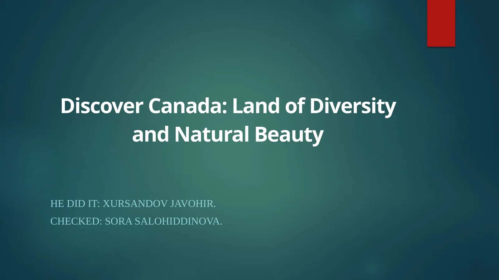 Discover Canada: Land of Diversity and Natural Beauty 1