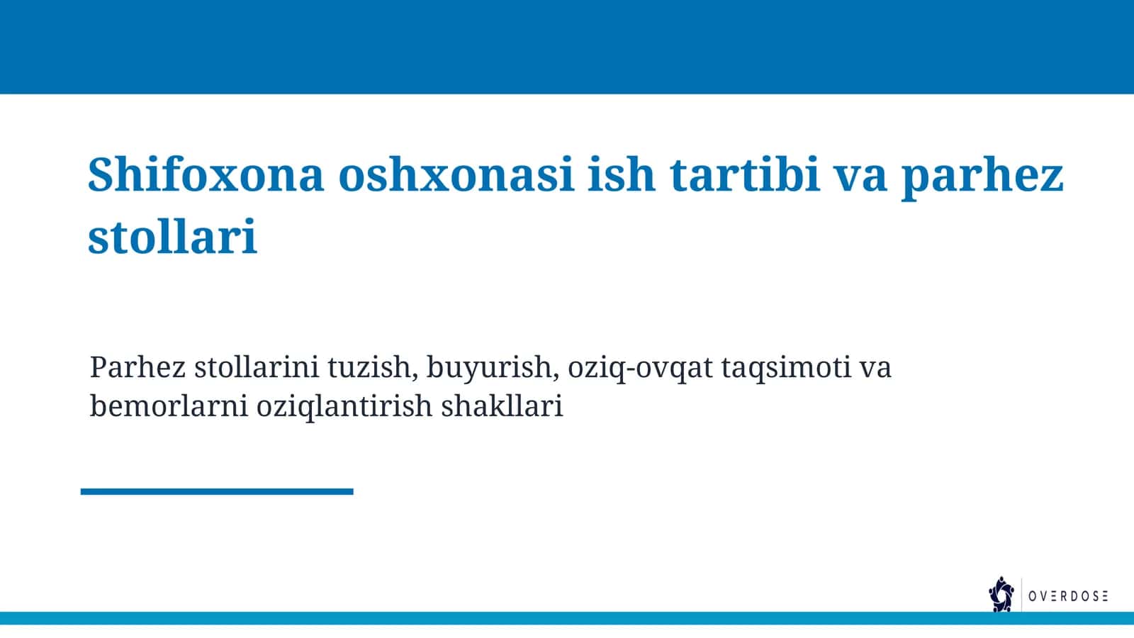 Shifoxona oshxonasi ish tartibi va parhez stollari 1