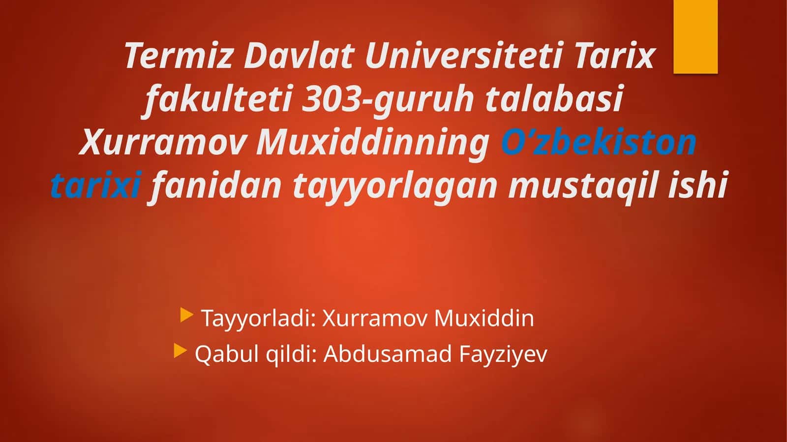 Turkistonmuxtoriyati – Milliy demokratik davlat chilik dastlabki tajribasi 1