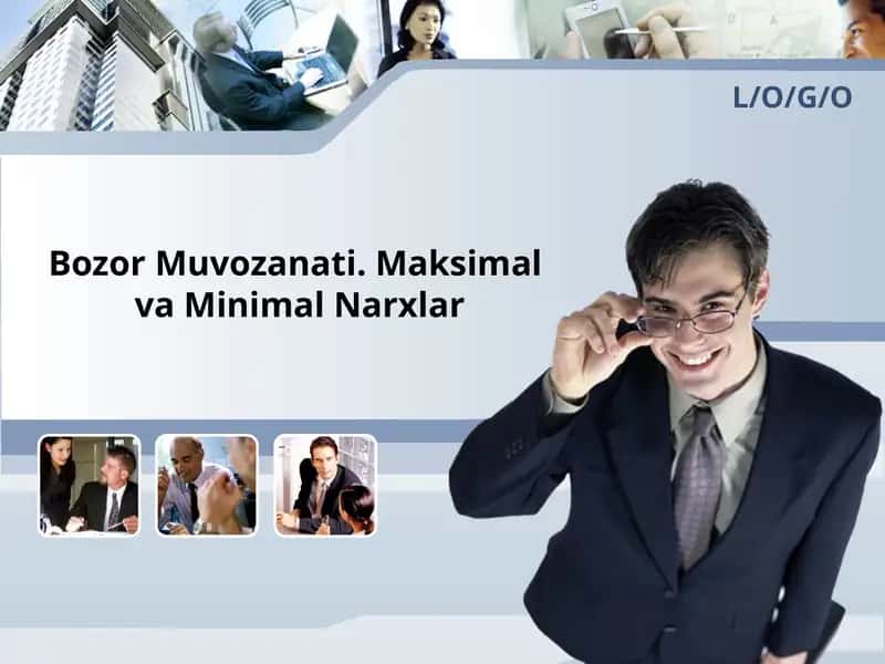 Bozor Muvozanati. Maksimal va Minimal Narxlar 1