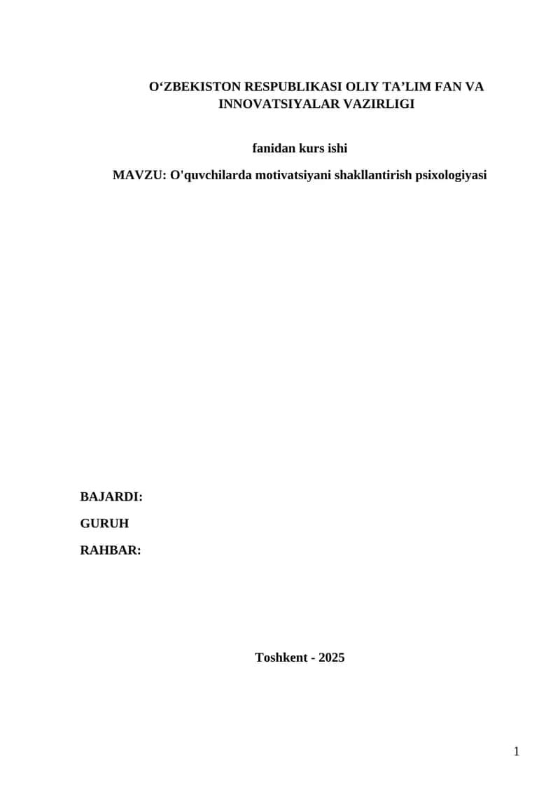 kurs ishi 1