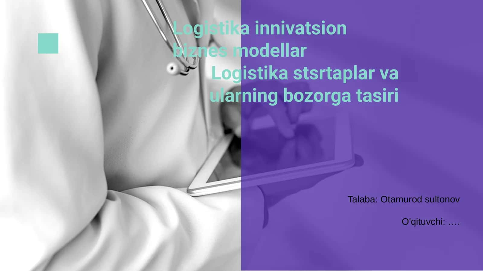 Logistika innovatsion biznes modellari 1
