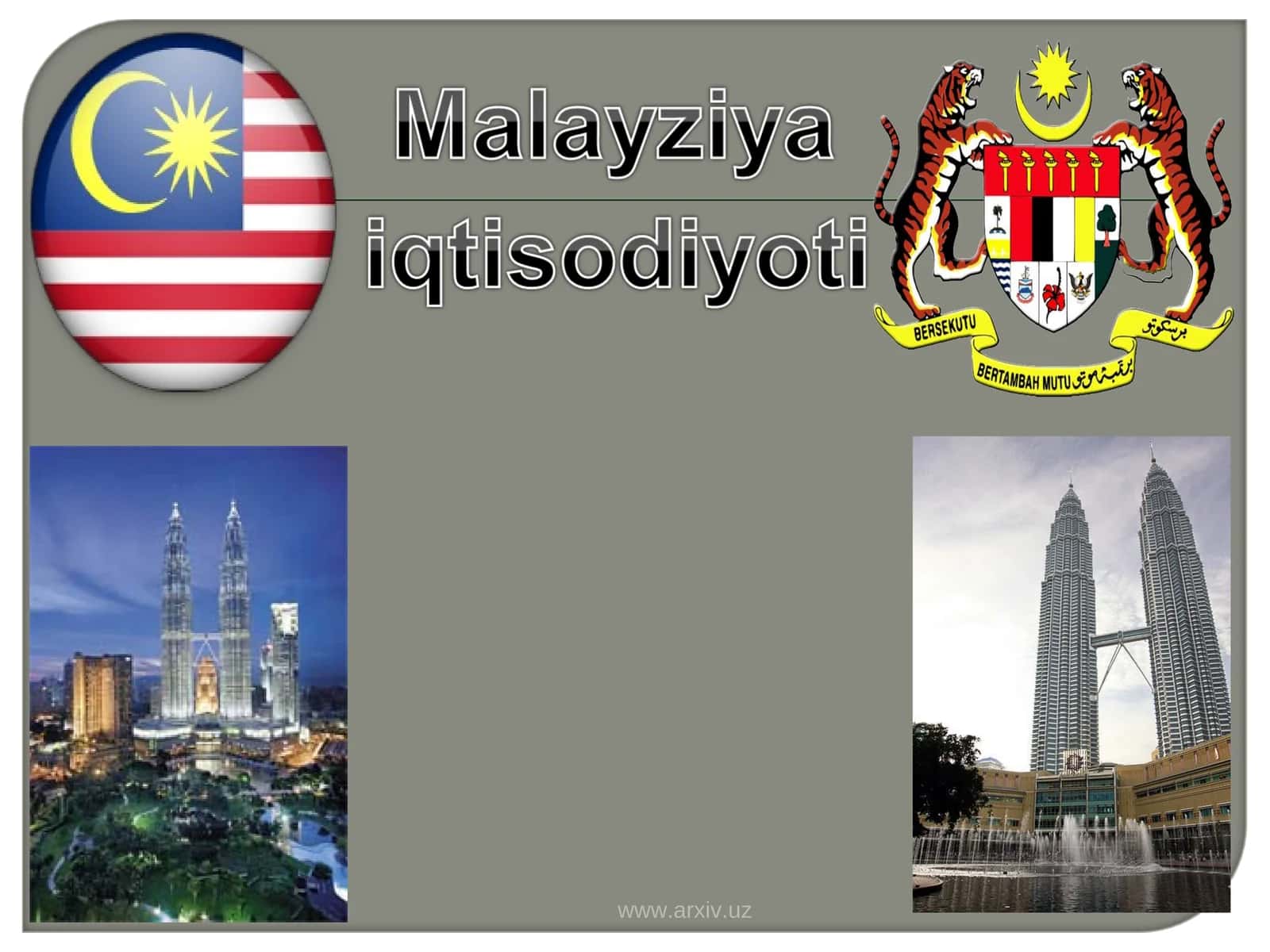Malayziya iqtisodiyoti 1