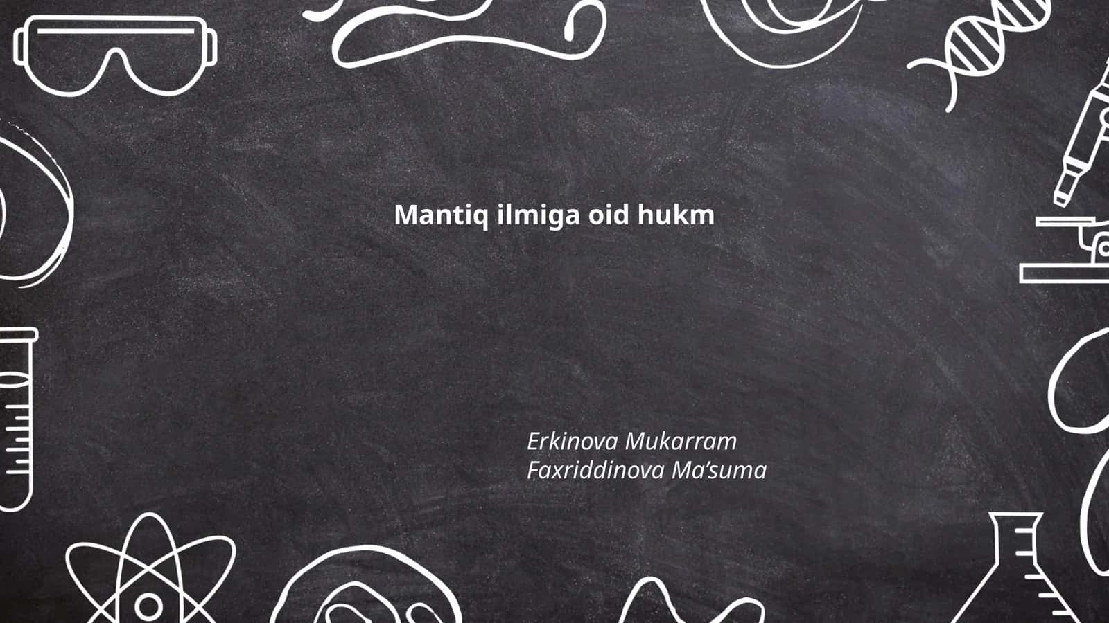 Hukmlarning turlari 1