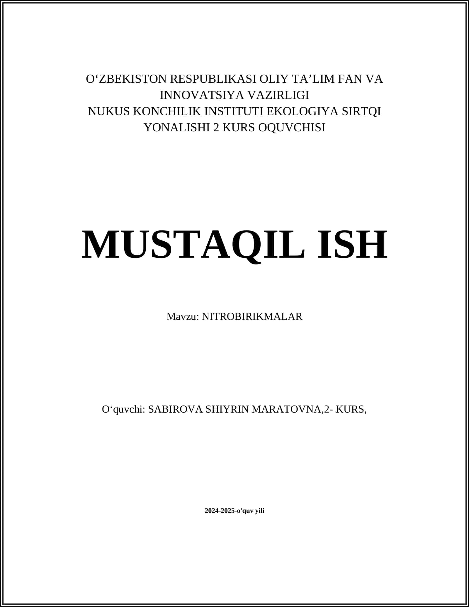 NITROBIRIKMALAR 1