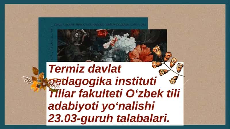 Buxoro Adabiy Muhiti 1