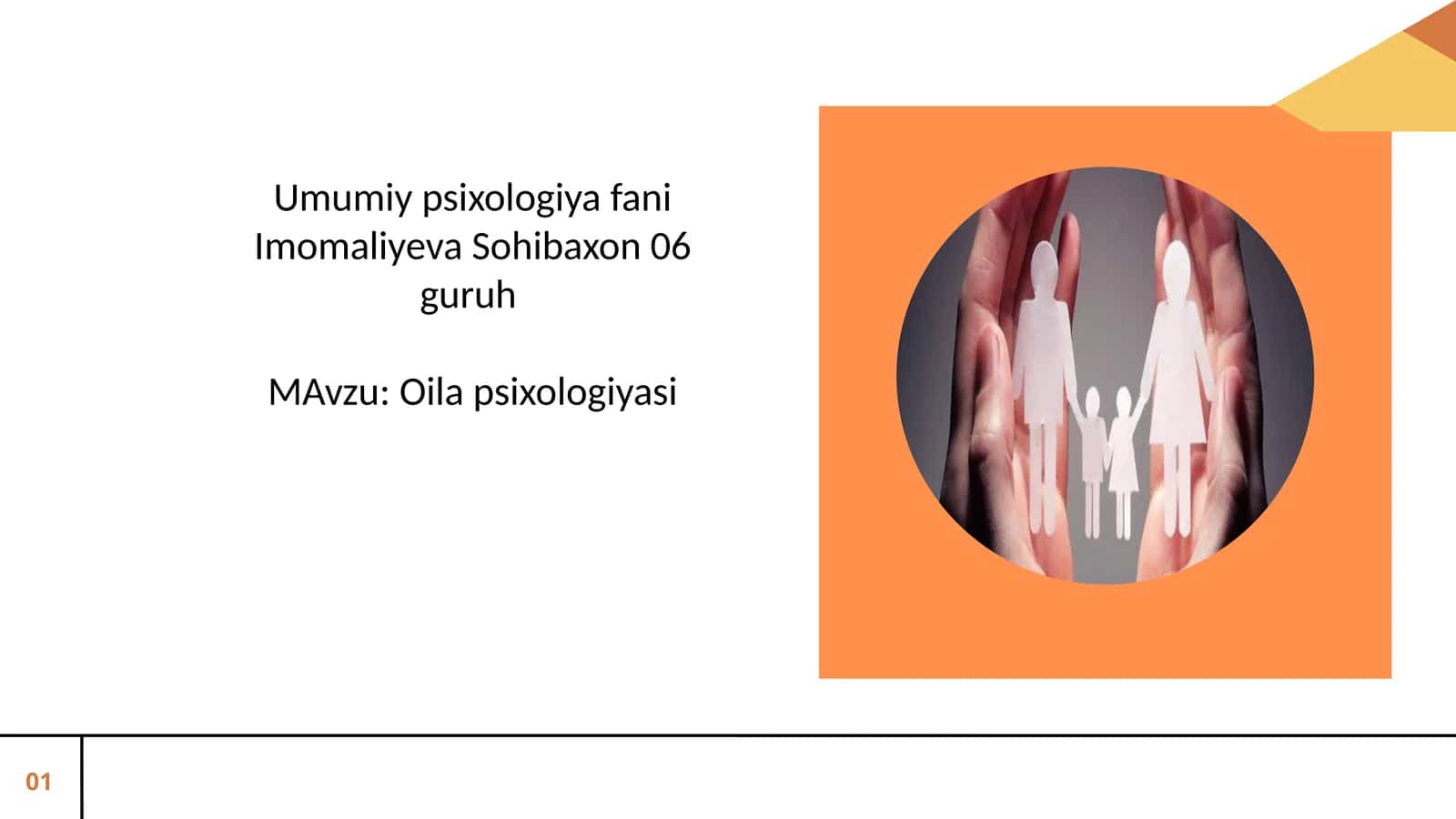 Oila psixologiyasi 1