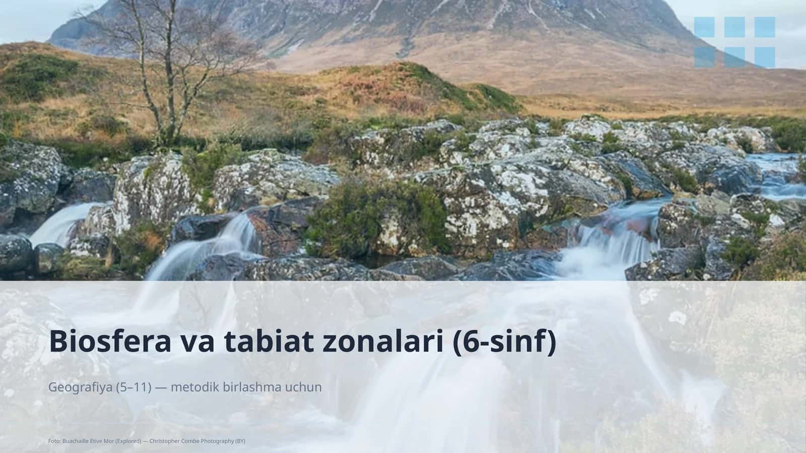 Biosfera va tabiat zonalari (6-sinf) 1
