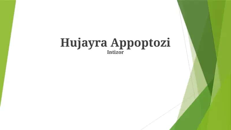 Hujayra Appoptozi 1