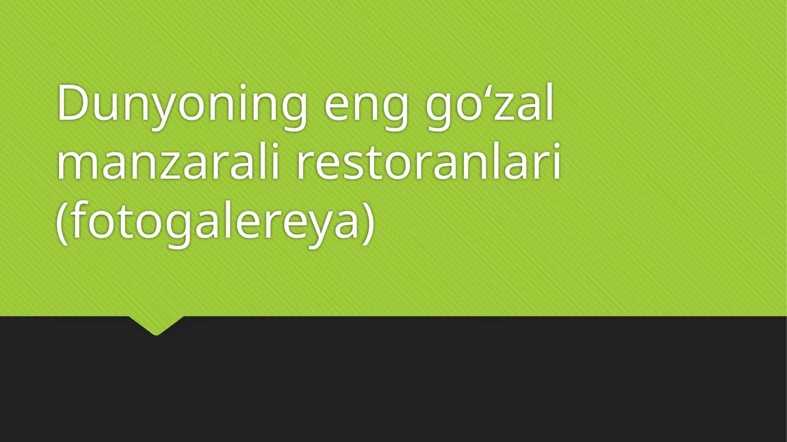 Dunyoning eng go‘zal manzarali restoranlari (fotogalereya) 1