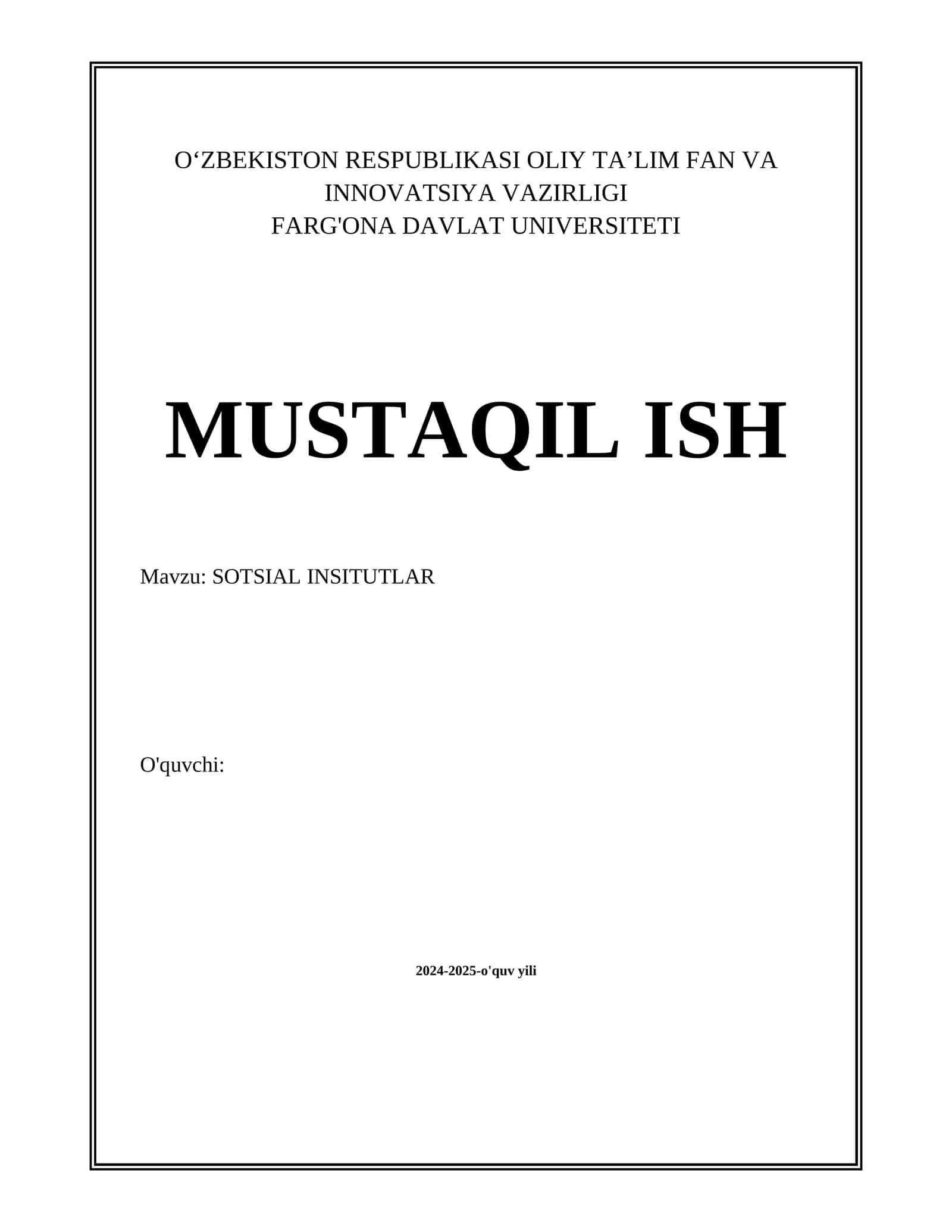SOTSIAL INSITUTLAR 1