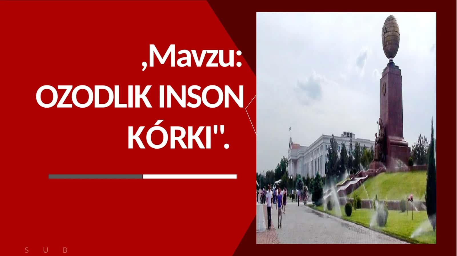 OZODLIK INSON KÓRKI 1