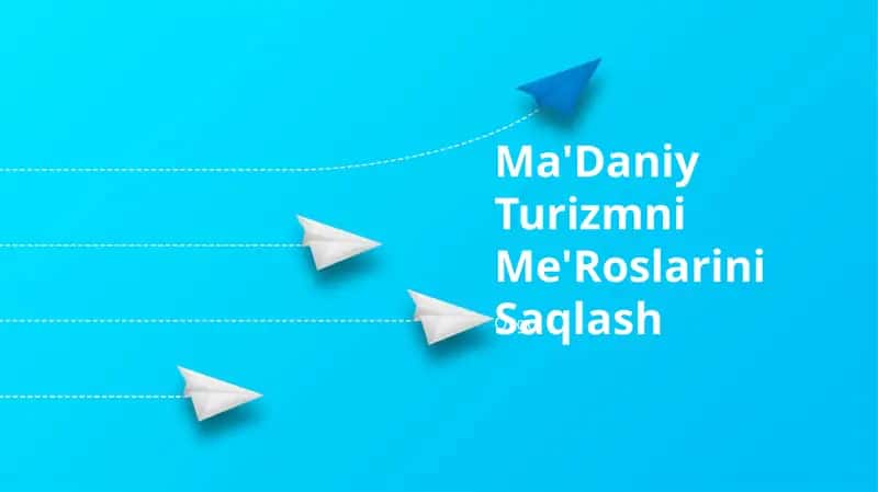 Madaniy Turizmni Me'Roslarini Saqlash 1