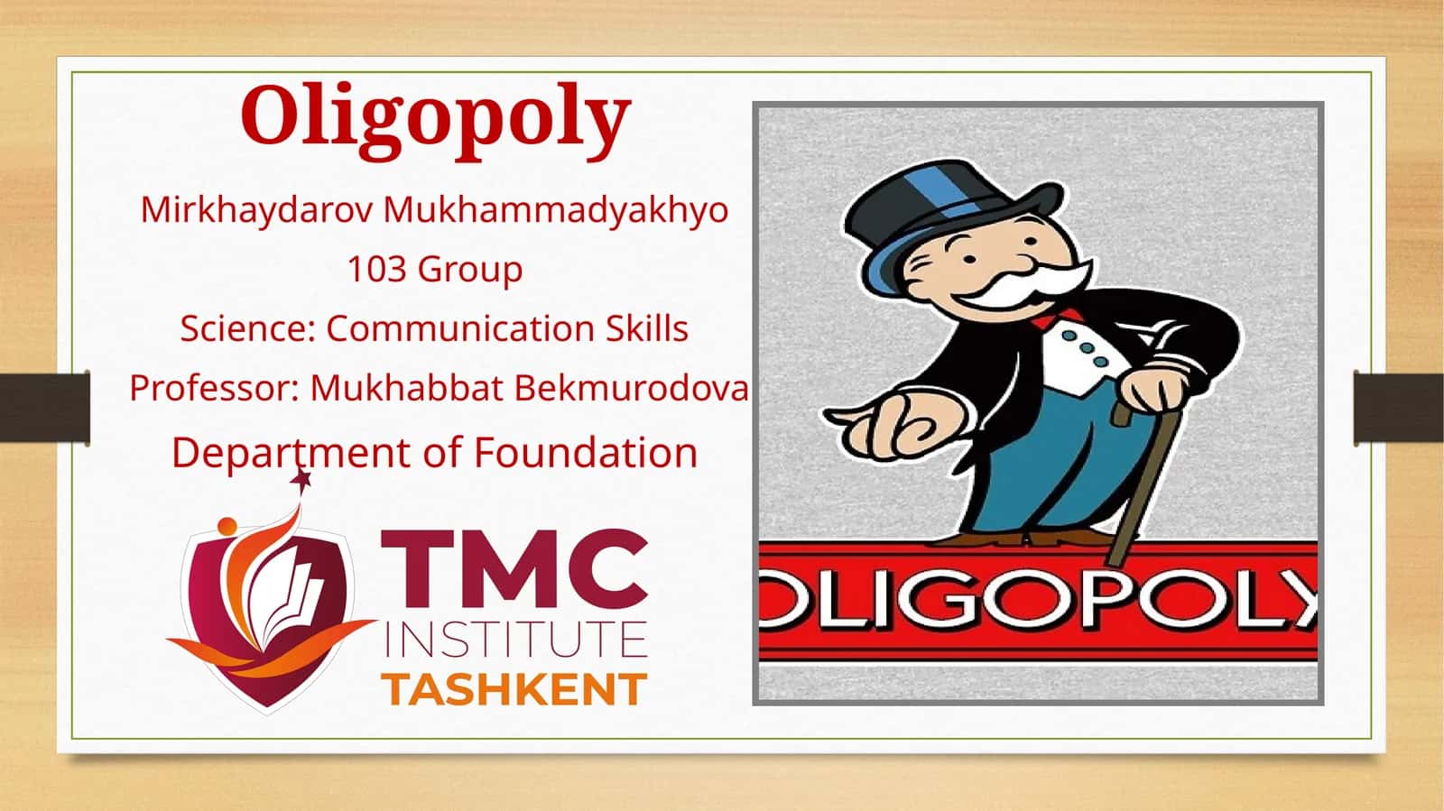 Oligopoly 1