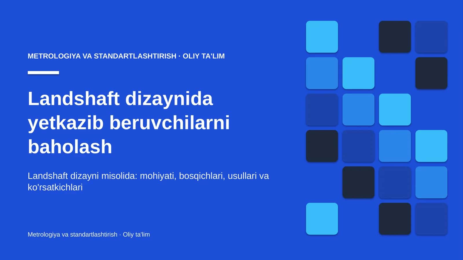 Landshaft dizaynida yetkazib beruvchilarni baholash 1