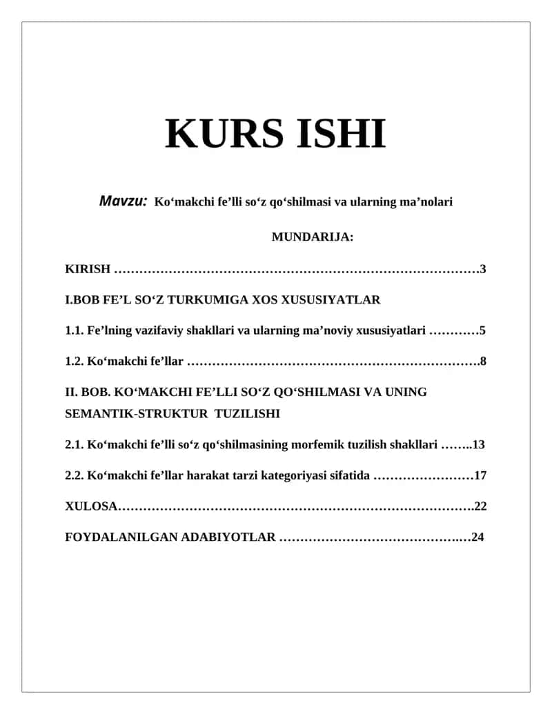 Ko‘makchi fe’lli so‘z qo‘shilmasi va ularning ma’nolari 1