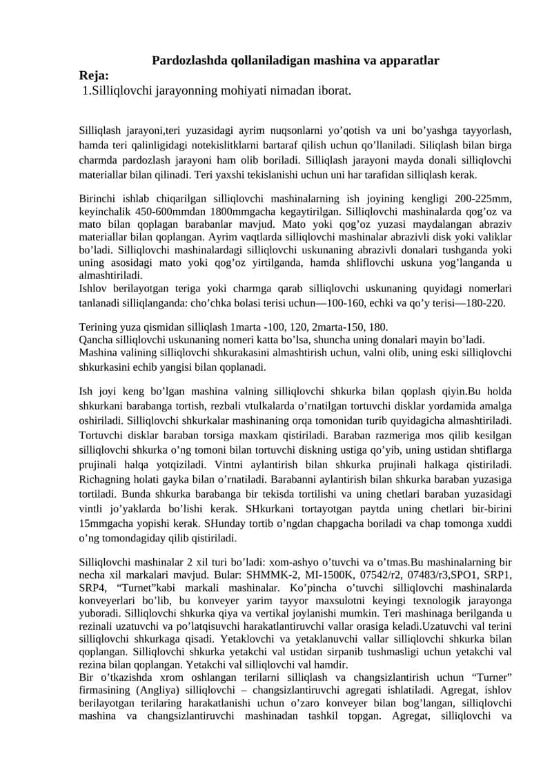 Silliqlash mashinalari 1