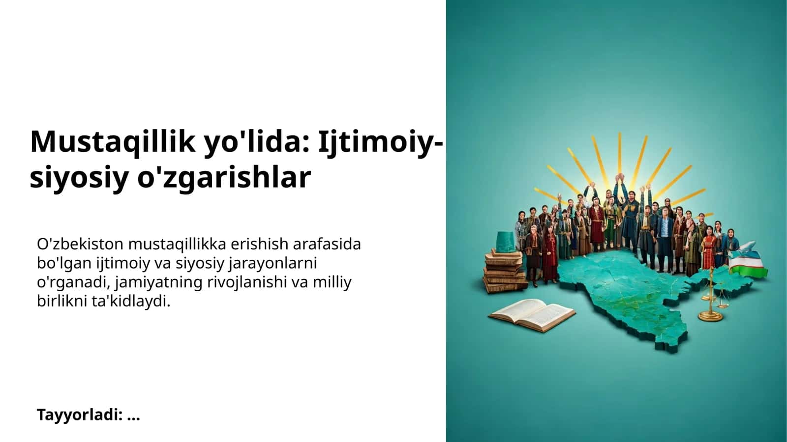 Ijtimoiy-siyosiy o'zgarishlar 1