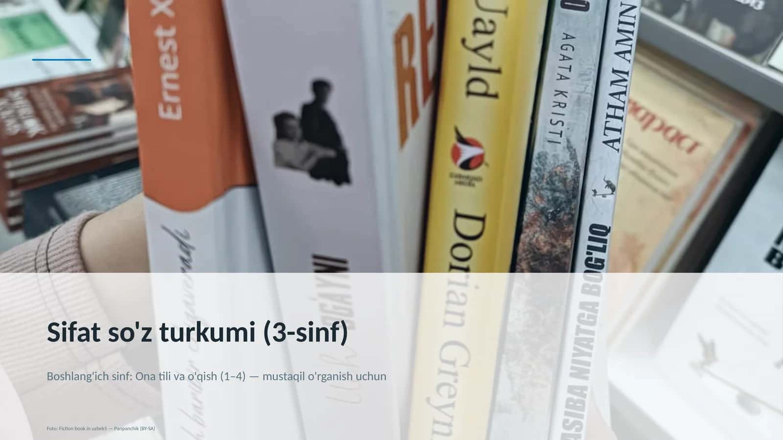 Sifat so'z turkumi (3-sinf) 1