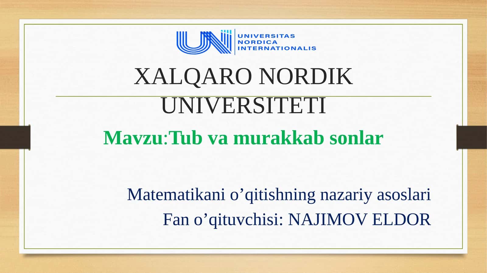 Tubvamurakkabsonlar 1