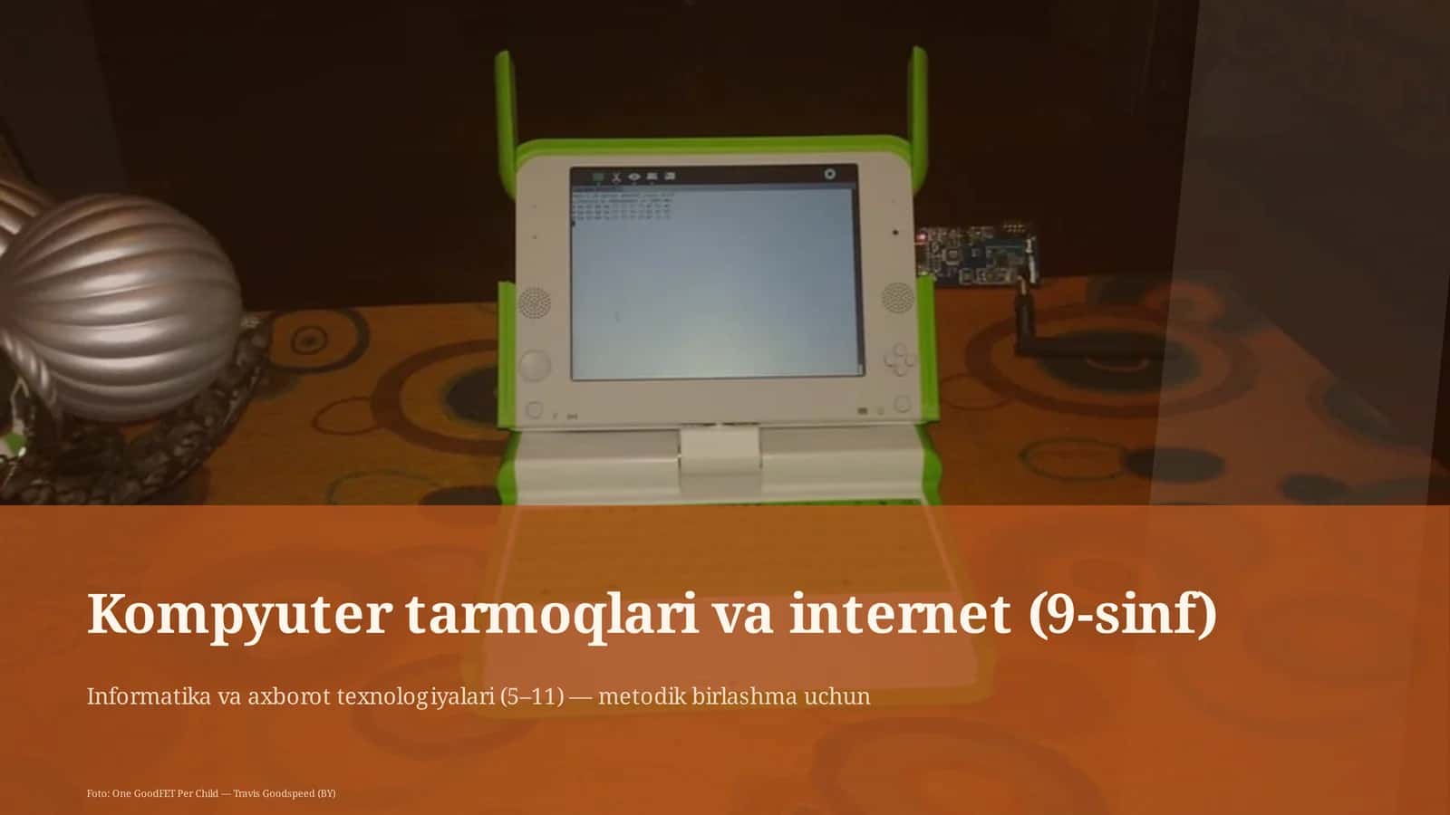 Kompyuter tarmoqlari va internet (9-sinf) 1