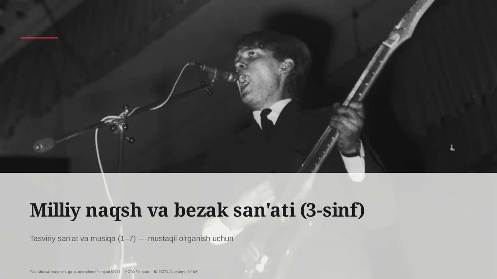 Milliy naqsh va bezak san'ati (3-sinf) 1